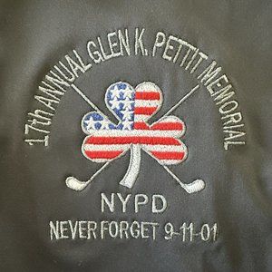 NYPD Memorial Golf Tournament Embroidered Golf Vest Size XL